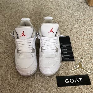 jordan 4 white oreo size 6 youth = 7.5 women